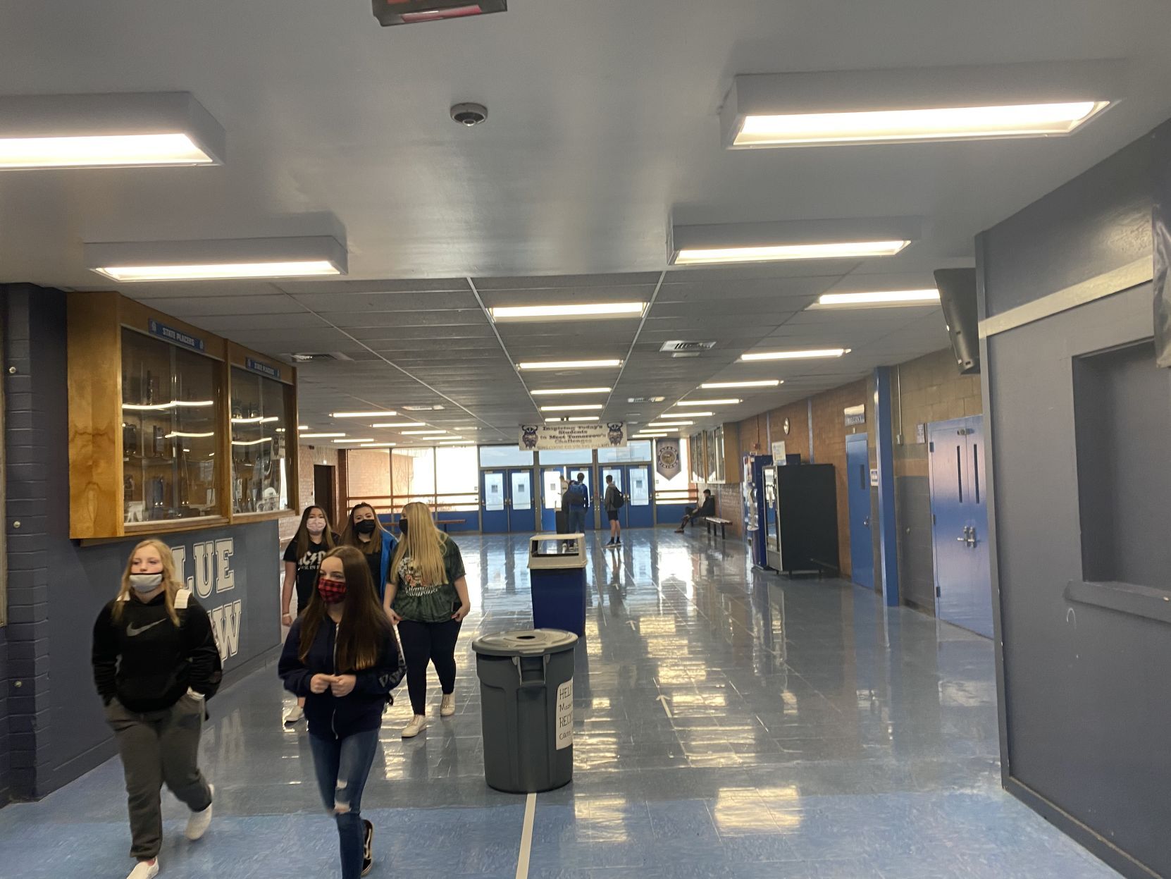 Students transition to hybrid classes